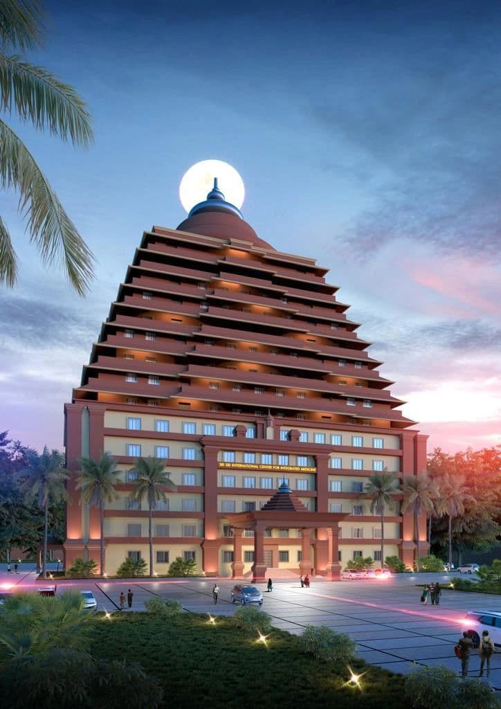 The Sri Sri International Center for Integrated Medicine on the Sri Sri University campus